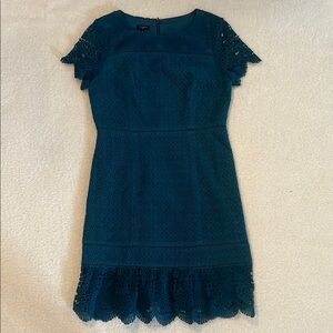 Talbots Sheath Dress with Flutter Sleeves